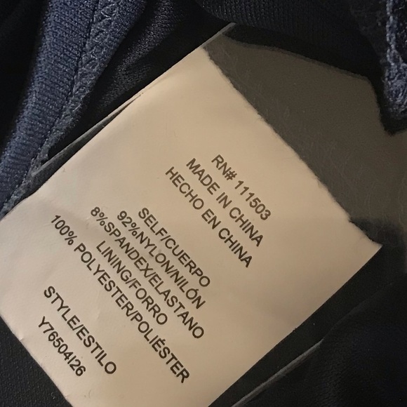 AUW Blue Lace Sleeveless Dress - Picture 9 of 9